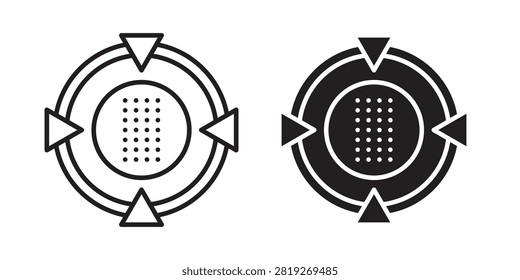 Stargate icon editable pictograms collection