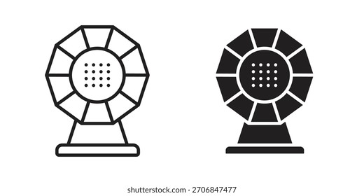 Stargate icon symbol for logo, web, app designs.