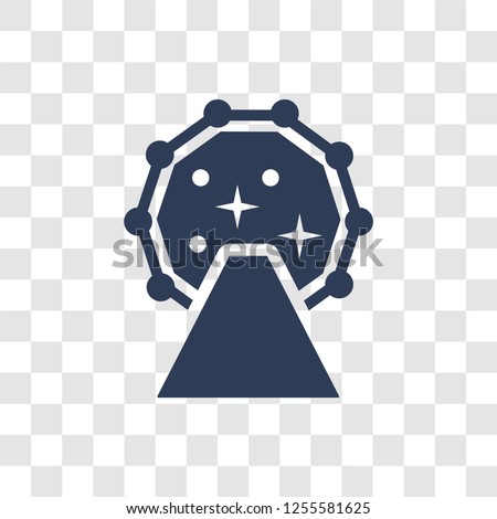 Stargate icon. Trendy Stargate logo concept on transparent background from Astronomy collection