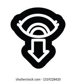 staring eye icon symbol