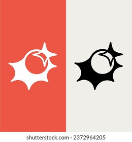 star-inspired abstract logo vector design with a modern and minimalist style that you can use as an identity logo or for design purposes