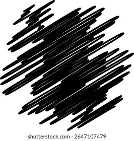 A stark black and white abstract image featuring bold, diagonal brush strokes. 