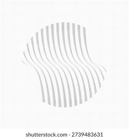 A stark minimalist composition featuring a uniform field of small gray dots against a bright white background