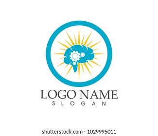 Starlight brain logo design