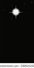 Starlight in the dark sky