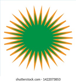 starlight explosion pattern - vector