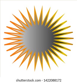 starlight explosion pattern - vector