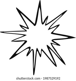 Starlight icon star symbol and Vector illustration