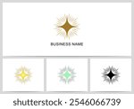 Starlight Spark Twinkle Star Logo Design