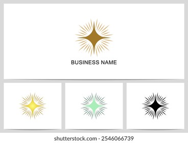 Starlight Spark Twinkle Star Diseño de logotipo