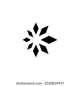 starline logo vector prespective view