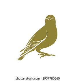 Starling bird design vector illustration, Creative Starling bird logo design concept template, symbols icons