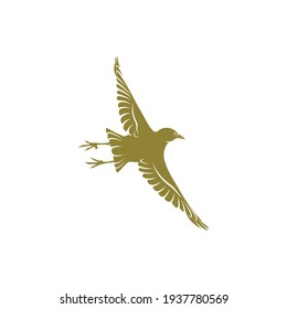 Ilustración vectorial de diseño de aves estelares, plantilla de diseño de logotipo de aves estelares creativas, iconos de símbolos