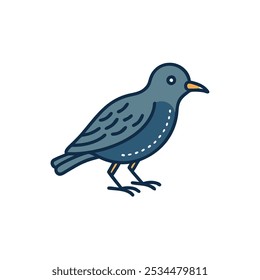 Estilo de Ilustración vectorial Starling Icon