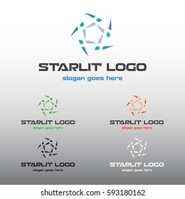 Starlit logo template