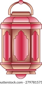 Starlit Red Lantern for Festive Evenings