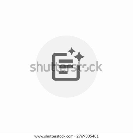 starred clipboard icon sign vector