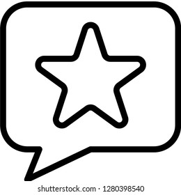 starred favorite recommendation message comment star bubble text chat dialog speech notification like 