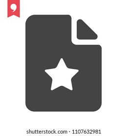 starred file icon