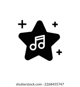 starred icon with isolated vektor and transparent background