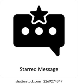 concepto de masaje estelar e icono de mensaje