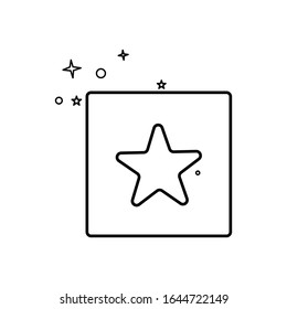  starred message icon template