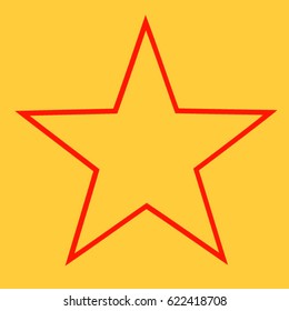 star-red-vector