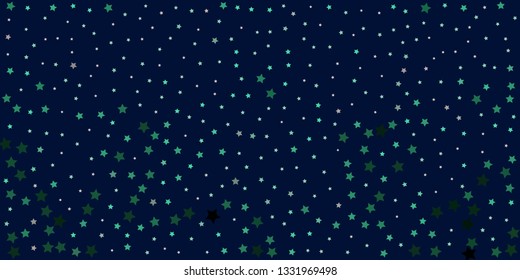 Starry background. Glitter design for greeting card, banner, Christmas and New Year card, party decor. 
