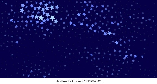 Starry background. Glitter design for greeting card, banner, Christmas and New Year card, party decor. 