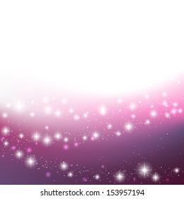 Starry background with place for text