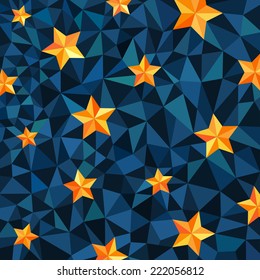 Starry background, vector eps8 illustration