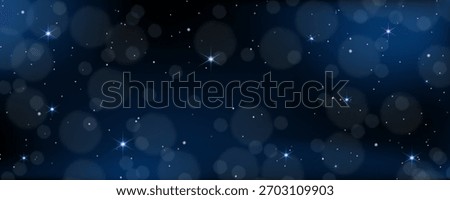 Starry Bokeh Nebula Background. Ideal for vector illustrations and modern design concepts.