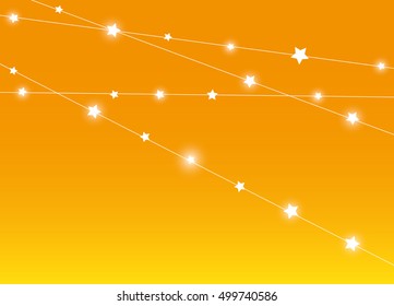 Starry Christmas background with place for text