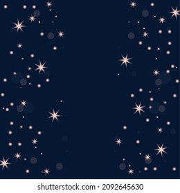 starry frame glimmer style background