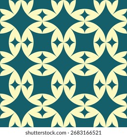Patrón sin fisuras de adorno geométrico estrellado