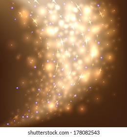 Starry Glitter Trail Background