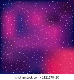 starry gradient glowing blurred background