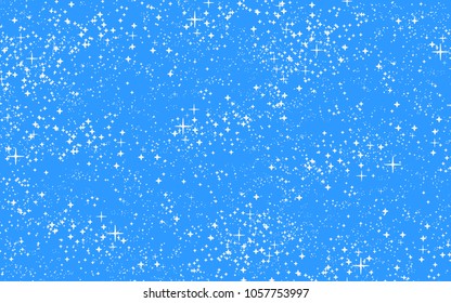 Starry night background. Infinite space. Galaxy. Vector illustration.