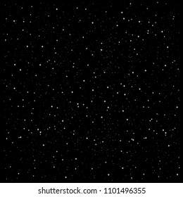 Starry night. Digital background. Vector Illustration with stars.