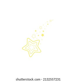 Sternnacht, Herbst-Stern, Feuerwerk, Tinkle, Glanz, Stern auf Weihnachten, Vektorgrafik