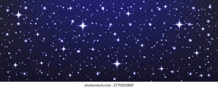 Superposición noche estrellada sobre