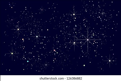 starry night sky