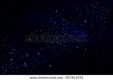 Similar – Image, Stock Photo Awe Beautiful Night Sky Glowing Stars Background Backdrop With Colorful Sky Gradient. Sunset Sunrise Light And Colourful Night Starry Sky In Blue Yellow Orange Colors.