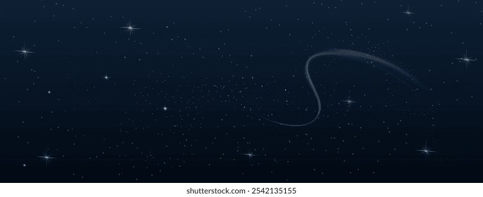 Céu estrelado com constelações astrológicas. O espaço estrela o fundo.Espaço nebulosa e brilho de poeira estelar.