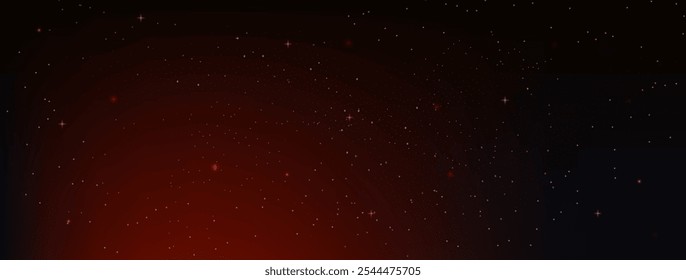 Starry night sky with astrological constellations. Space stars background.Space nebula and glittering stardust.