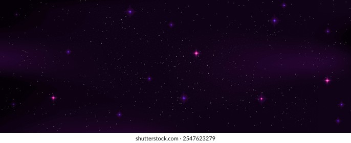 Céu estrelado com constelações astrológicas. O espaço estrela o fundo.Espaço nebulosa e brilho de poeira estelar.