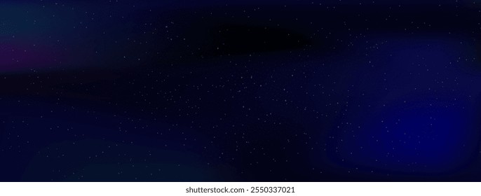 Starry night sky with astrological constellations. Space stars background.Space nebula and glittering stardust.