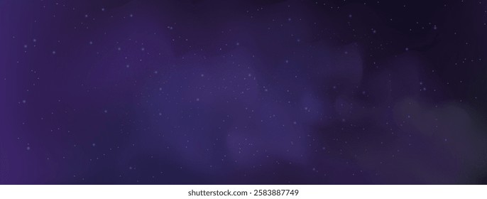 Starry night sky with astrological constellations. Space stars background.Space nebula and glittering stardust.