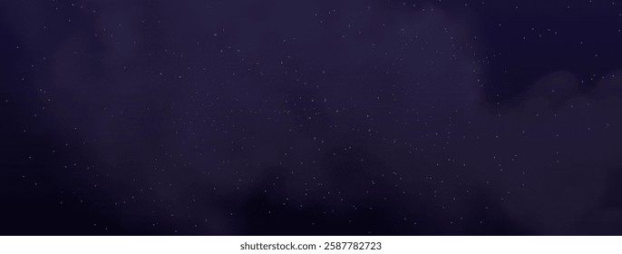 Starry night sky with astrological constellations. Space stars background.Space nebula and glittering stardust.