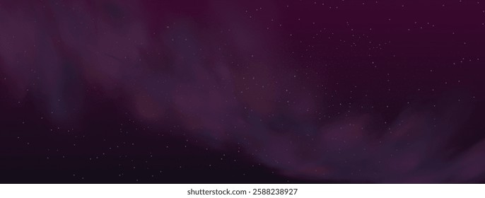 Starry night sky with astrological constellations. Space stars background.Space nebula and glittering stardust.